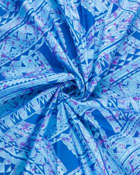 Polynesian fabric AVAE Blue - Tissushop